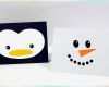 Geschenkanhänger Basteln Vorlagen Erstaunlich Grußkarte "schneemann & Pinguin" Basteln Mit Kindern
