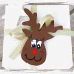Geschenkanhänger Basteln Vorlagen Erstaunlich Rentier Basteln Als Anhänger & Karte ⋆ Kreativ Zauber