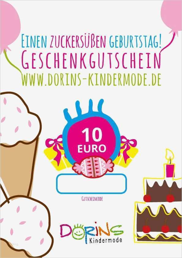 Geschenkgutschein Vorlage Inspiration Kinder Geschenk Gutschein Zum Geburtstag