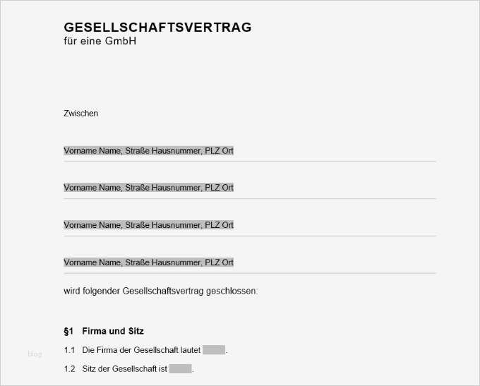 Gesellschaftsvertrag Gbr Vorlage Beste Schön Gesellschaftsvertrag Vorlage Galerie Bilder Für