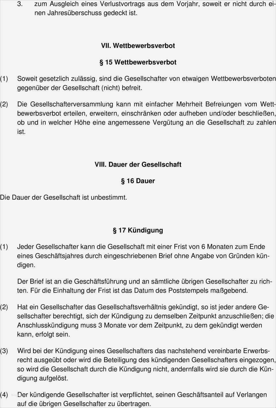 Gesellschaftsvertrag Gmbh Vorlage Best Of Gemütlich Gesellschaftsvertrag Vorlage Fotos Bilder Für