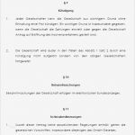 Gesellschaftsvertrag Gmbh Vorlage Einzigartig Ein Mann Gmbh Gesellschaftsvertrag