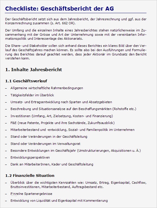 Gesellschaftsvertrag Gmbh Vorlage Word Großartig Geschäftsbericht Ag Muster Mit Den Wesentlichen Inhalten