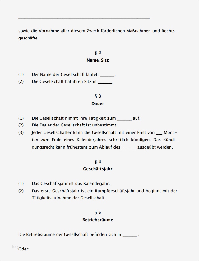 Gesellschaftsvertrag Gmbh Vorlage Word Wunderbar Großartig Gesellschaftsvertrag Vorlage Zeitgenössisch