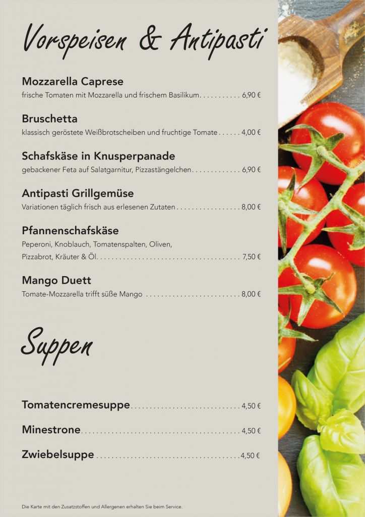 Getränkekarte Geburtstag Vorlage Neu Trattoria Pizzeria Bei Sandy Ihr Gutes Deutsch