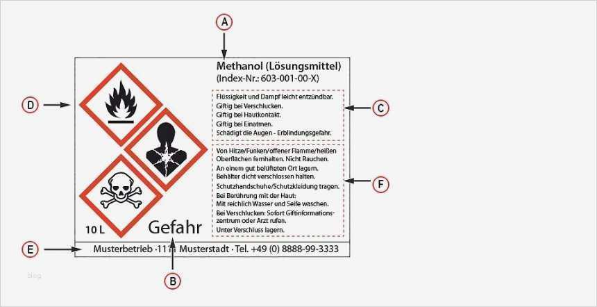 Ghs Etiketten Vorlage Word Bewundernswert Označevanje Nevarnih Snovi
