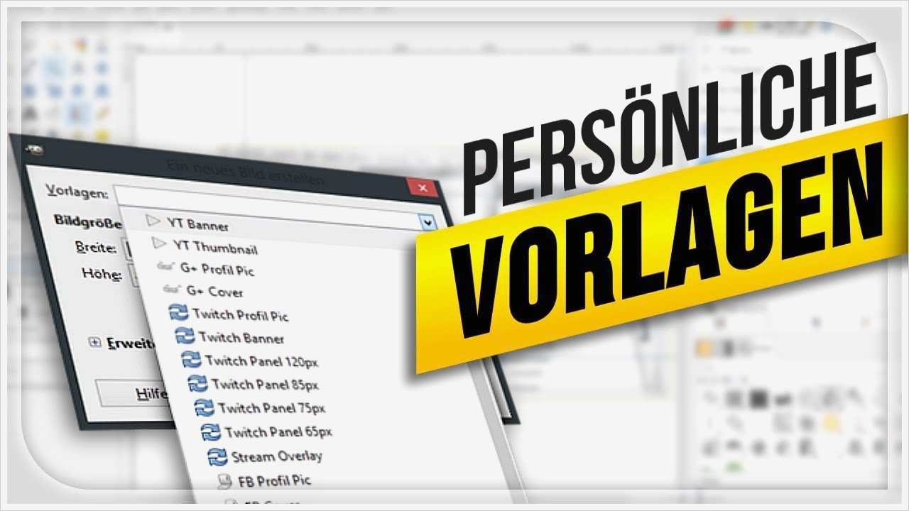 Gimp Vorlagen Erstaunlich Wie Du Eigene Bilder Vorlagen Erstellst