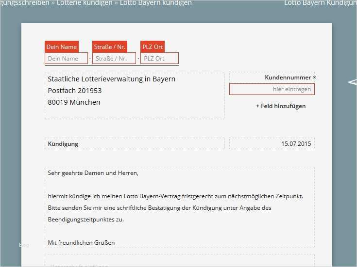 Girokonto Kündigen Vorlage Luxus Lotto Bayern Kündigen Vorlage Download Chip