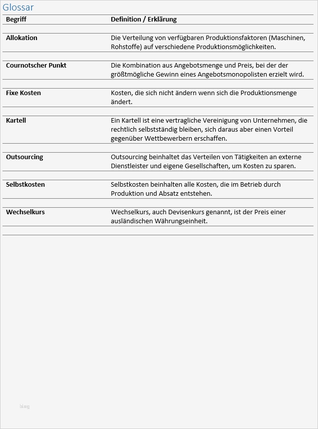 Gliederung Projektarbeit Vorlage Erstaunlich Das Glossar Einer Abschlussarbeit