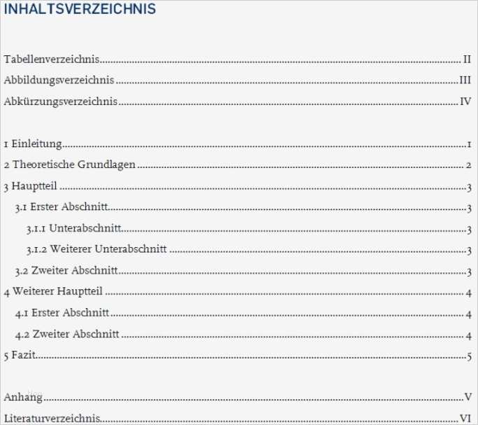 Gliederung Projektarbeit Vorlage Hübsch Leitfaden Erstellung Wissenschaftl Arbeiten