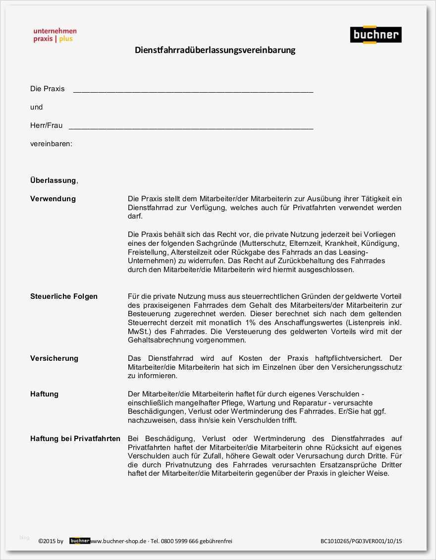 Glücksteelichter Vorlage Ausdrucken Wunderbar Dienstfahrrad Überlassungsvertrag Praxisbedarf Shop Buchner