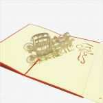 Glückwunschkarte Hochzeit Vorlage Süß Pop Up Karte Hochzeit Hochzeitskarte 3d Kutsche