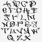 Graffiti Buchstaben Vorlagen Az Bewundernswert Easy Graffiti Font Letters Graffiti Art Pictures