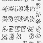Graffiti Buchstaben Vorlagen Az Einzigartig Graffiti Art Alphabet Styles Graffiti Az 3
