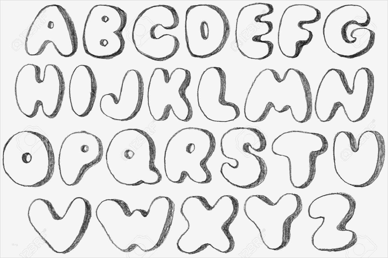 Graffiti Buchstaben Vorlagen Zum Ausdrucken Fabelhaft Graffiti Alphabet Lernen Hand Gezeichnete Skizze Abc