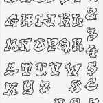 Graffiti Buchstaben Vorlagen Zum Ausdrucken Schön Graffiti Alphabet Vorlagen Best Graffiti Arts