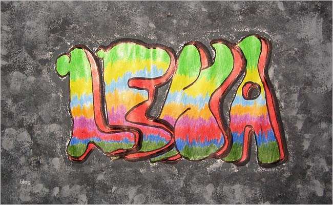 Graffiti Vorlage Erstaunlich Klasse 4a Graffiti Im Kunstunterricht