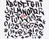 Graffiti Vorlagen Erstaunlich Hand Written Graffiti Font Alphabet Vector Stock Vector