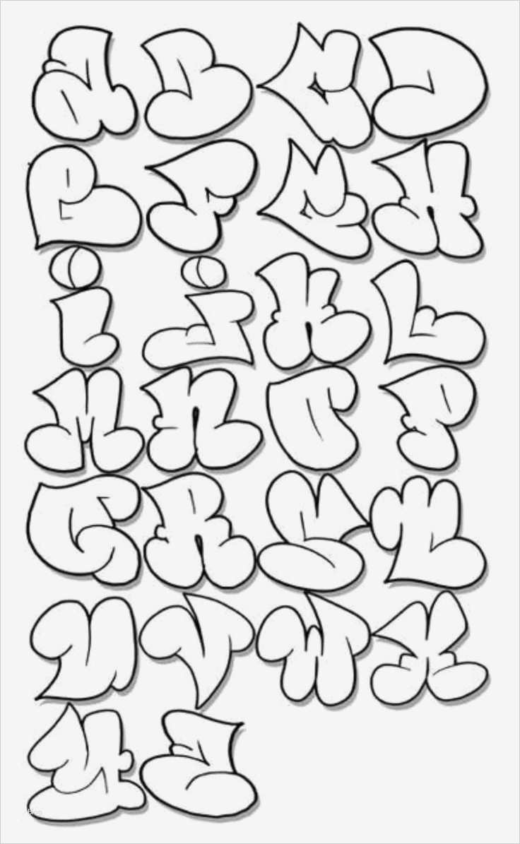 Graffiti Vorlagen Neu Graffiti Buchstaben Vorlagen A Z Graffiti Alphabet