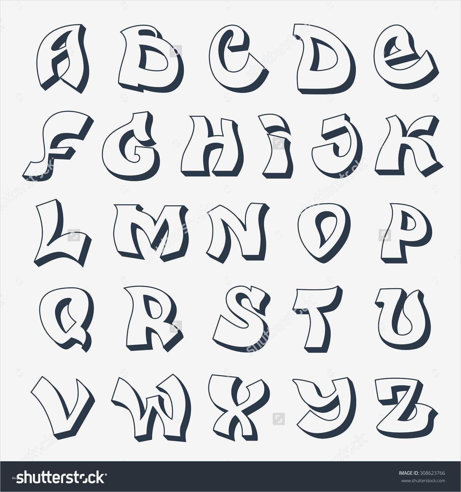 Graffiti Vorlagen Süß Graffiti Alphabet Vorlagen Abc Graffiti Alphabet Graffiti