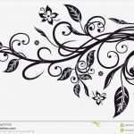 Grafik Vorlagen Neu Blätter Blumen Ranke Vektor Abbildung Illustration Von