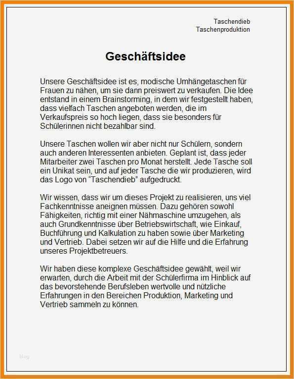 Gründungskonzept Vorlage Einzigartig 8 Konzept Vorlage