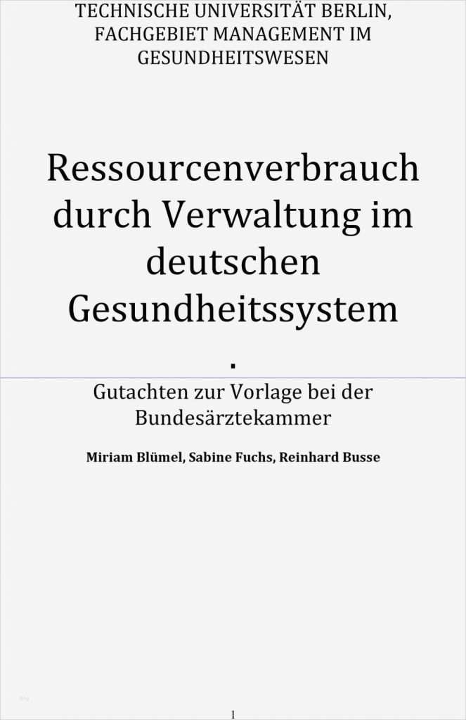 Gutachten Vorlage Word Neu Ressourcenverbrauch Durch Verwaltung Im Deutschen