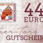 Gutschein 44 Euro Vorlage Hübsch Vier tore Gutschein Kommt Neubrandenburg Erhält Eigene