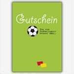 Gutschein Blanko Vorlage Kostenlos Elegant Cooler Fußball Gutschein Blanko Für Ein Fußballspiel