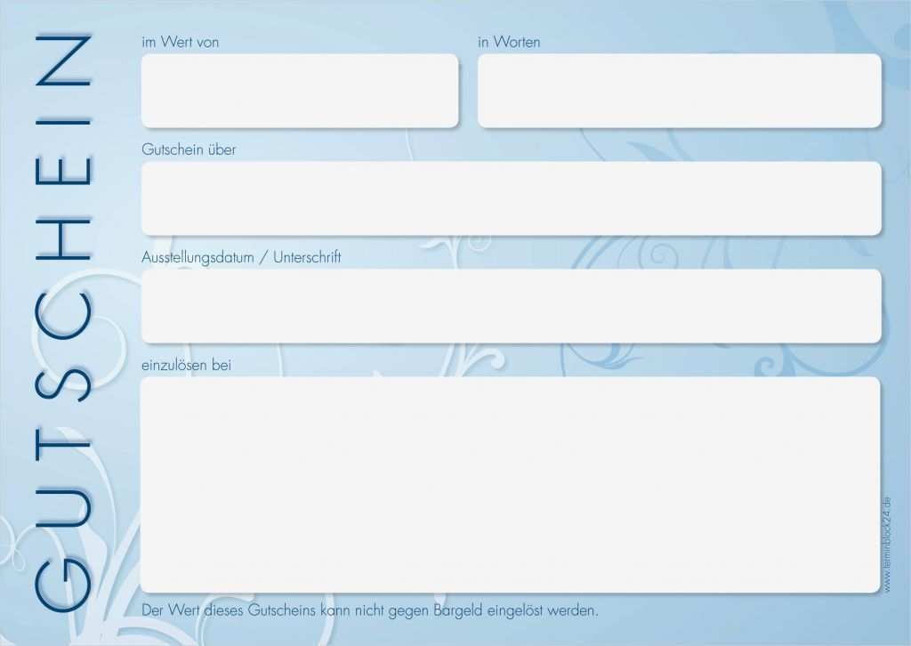 Gutschein Blanko Vorlage Kostenlos Wunderbar Gutscheinvorlagen