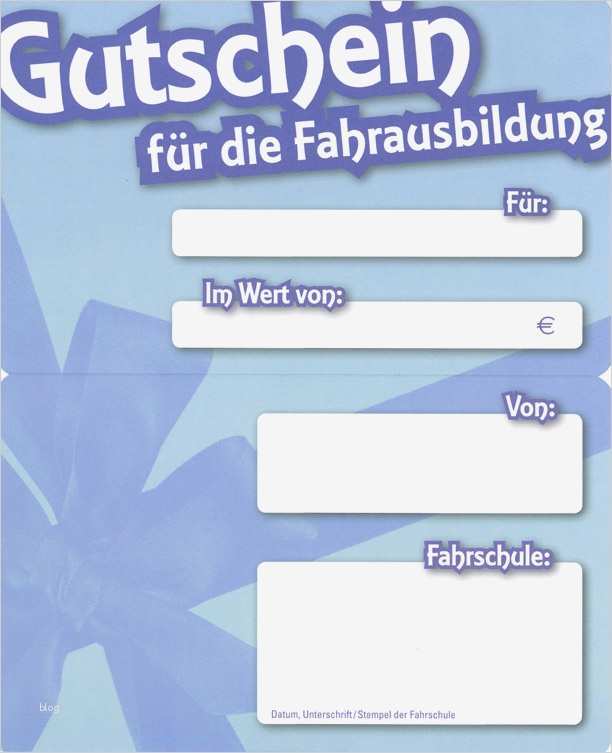 Gutschein Fahrschule Vorlage Genial Fahrschule theodor Wesslowski