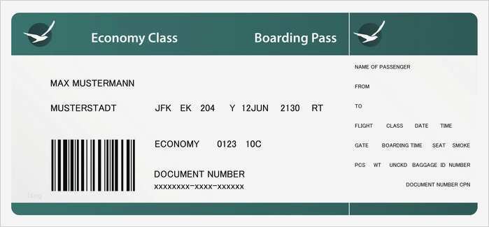 Gutschein Flug Vorlage Kostenlos Erstaunlich Duden Flugticket