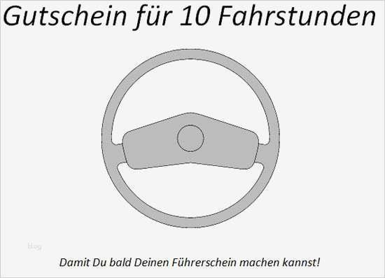 Gutschein Führerschein Vorlage Neu Gutschein Fr Fahrstunden Vorlage Gutscheinmuster