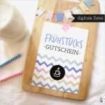 Gutschein Für Ein Frühstück Vorlage Kostenlos Schön E Books &amp; Anleitungen Gutschein Printable Pdf