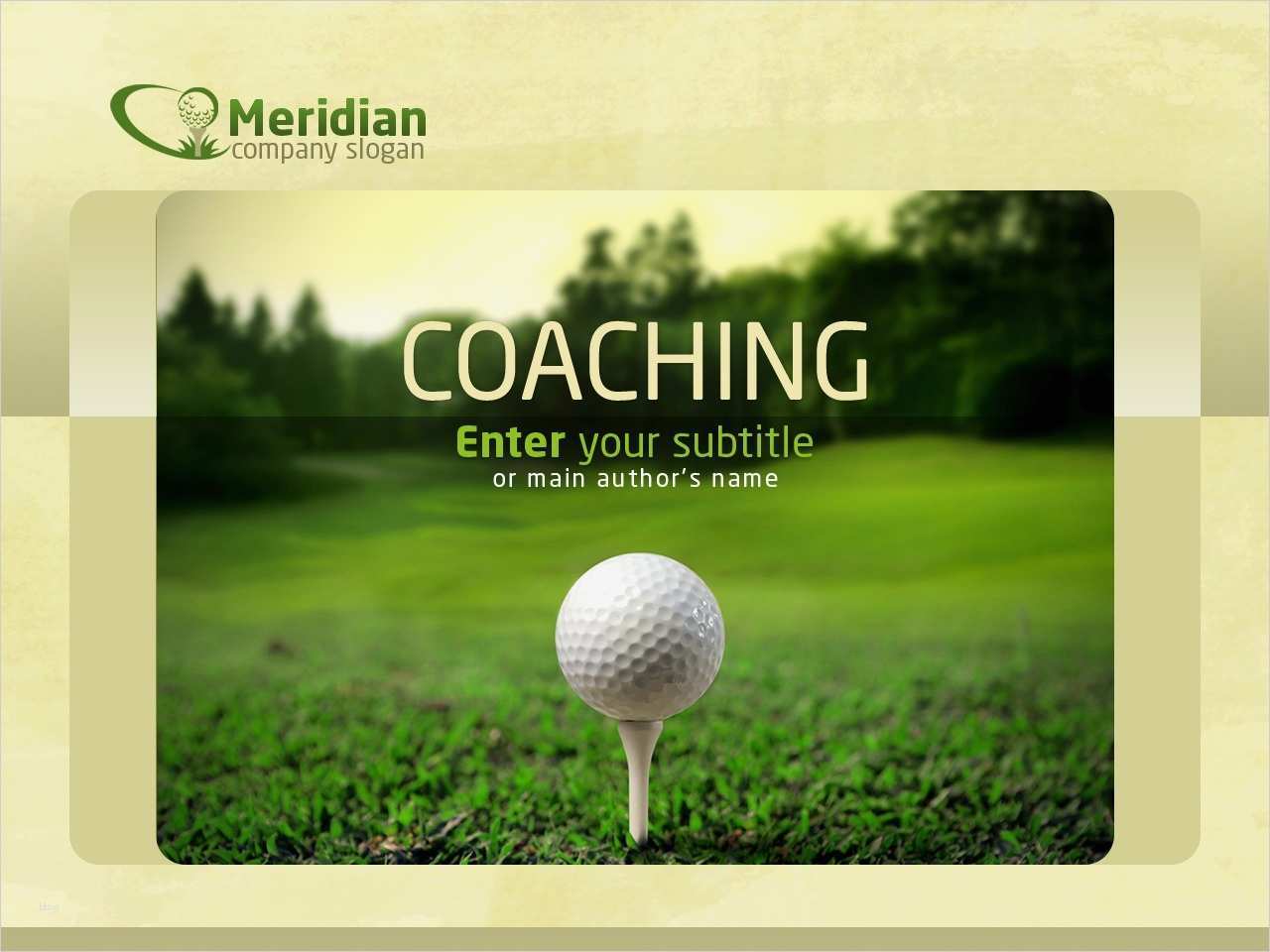 Gutschein Golf Vorlage Fabelhaft Golf Powerpoint Template