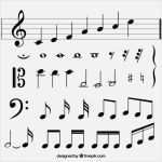 Gutschein Klavierunterricht Vorlage Großartig Variety Of Flat Musical Notes Vector