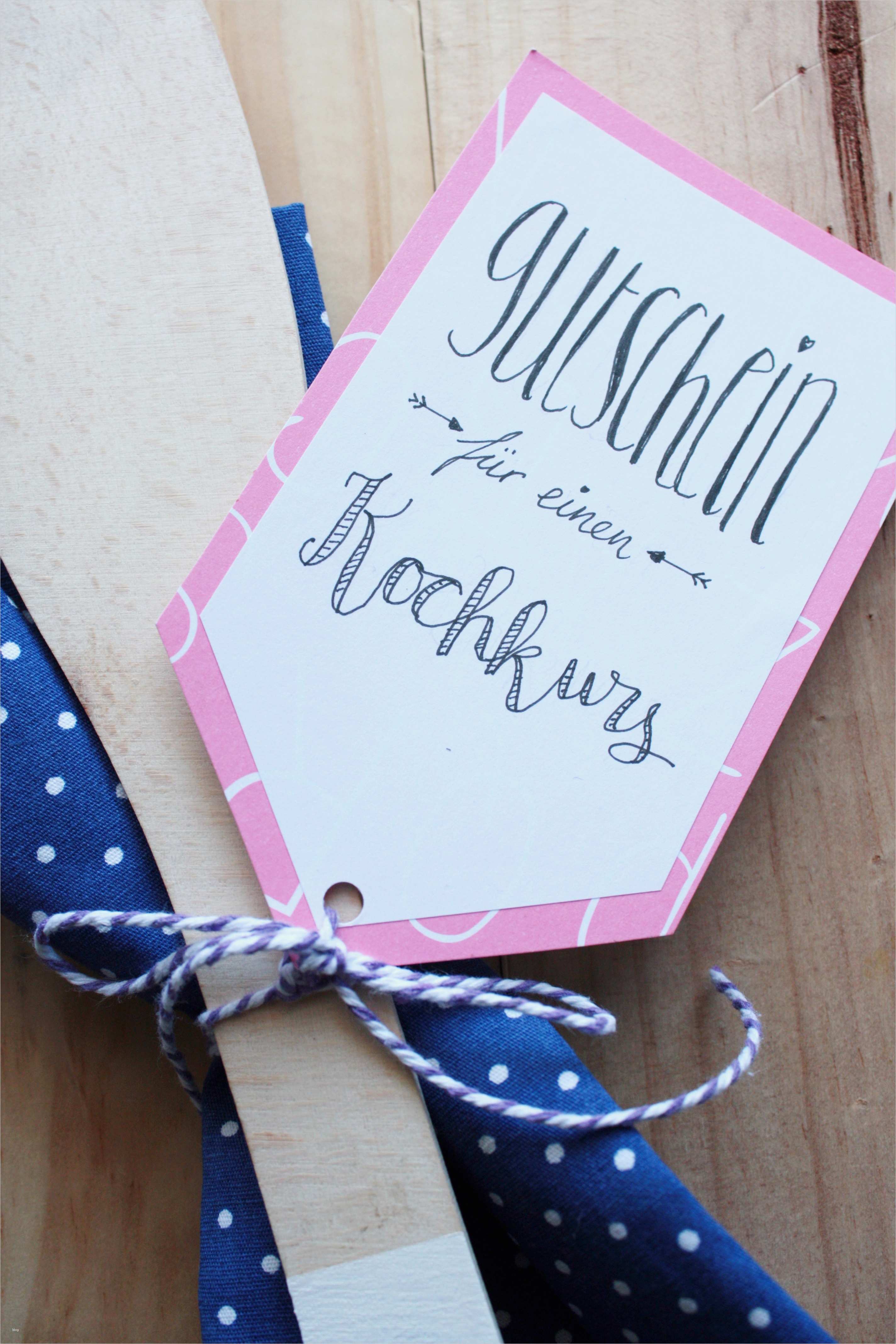 Gutschein Kochkurs Vorlage Hübsch Gutscheine Verpacken Gutschein Für Einen Kochkurs Selbst