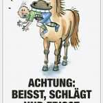 Gutschein Reiten Vorlage Genial Schild &quot;beißt Schlägt Und Frißt Kleine Kinder&quot; Ic