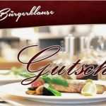 Gutschein Restaurant Vorlage Wunderbar Service BÜrgerklause