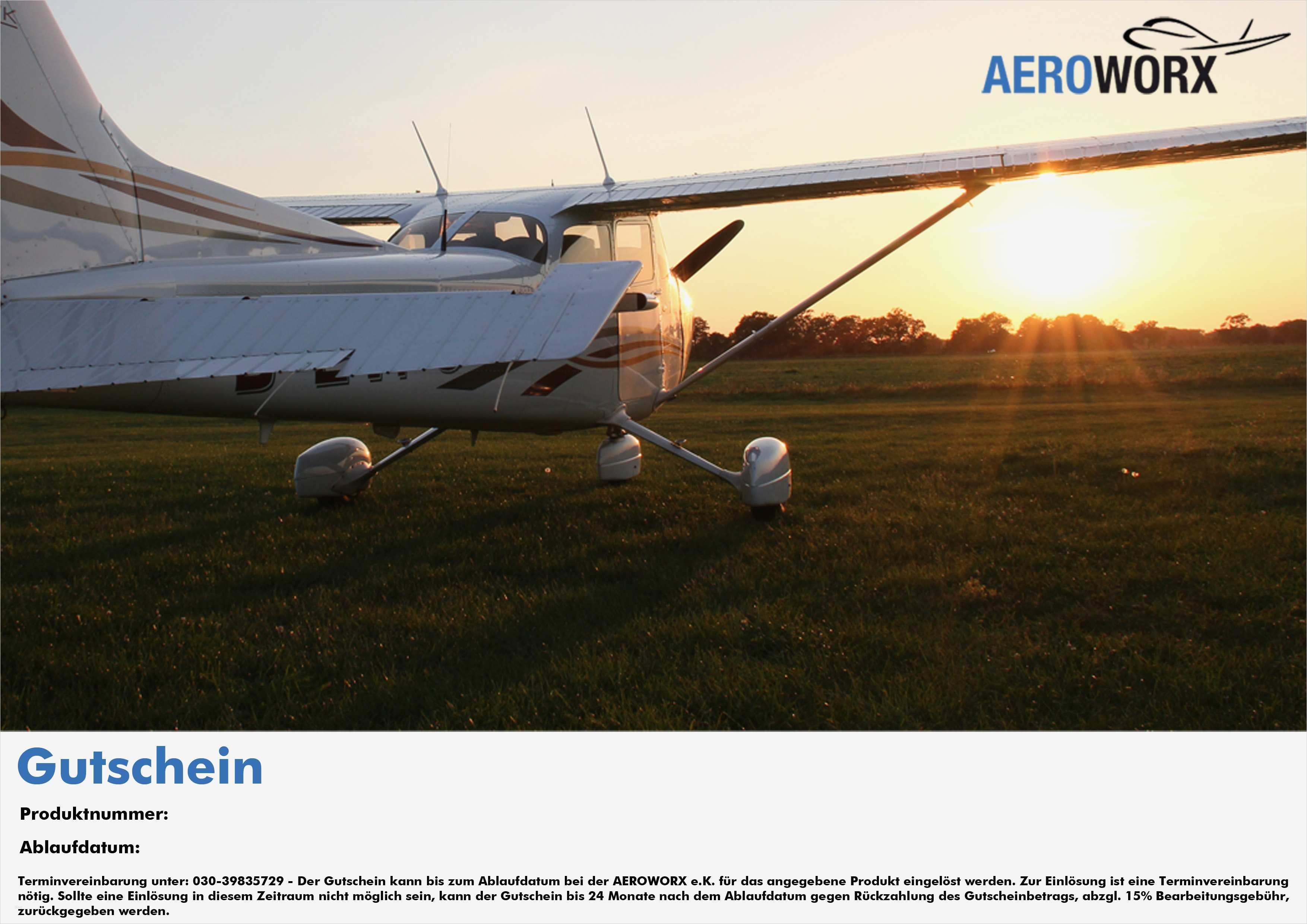 Gutschein Rundflug Vorlage Großartig Gutschein Vorlage Rundflug – Aeroworx Luftfahrt Erlebnisse
