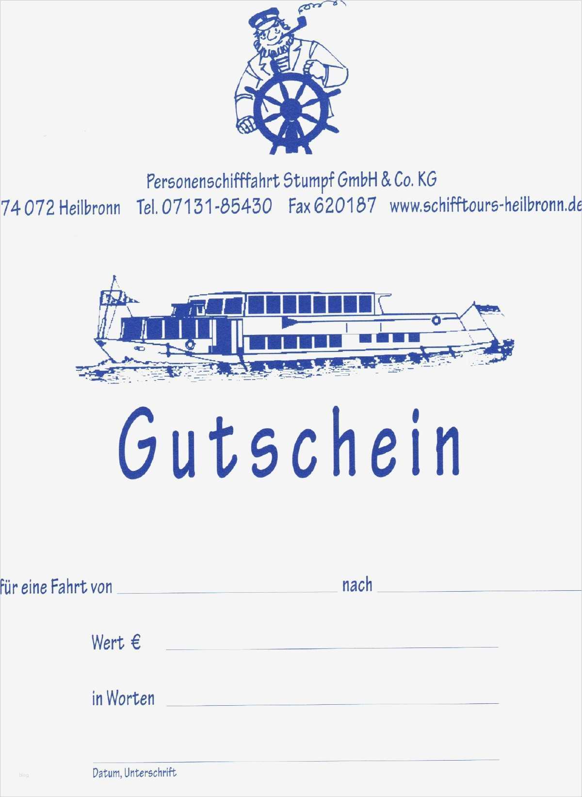 Gutschein Schifffahrt Vorlage Erstaunlich Personenschifffahrt Stumpf Gutschein