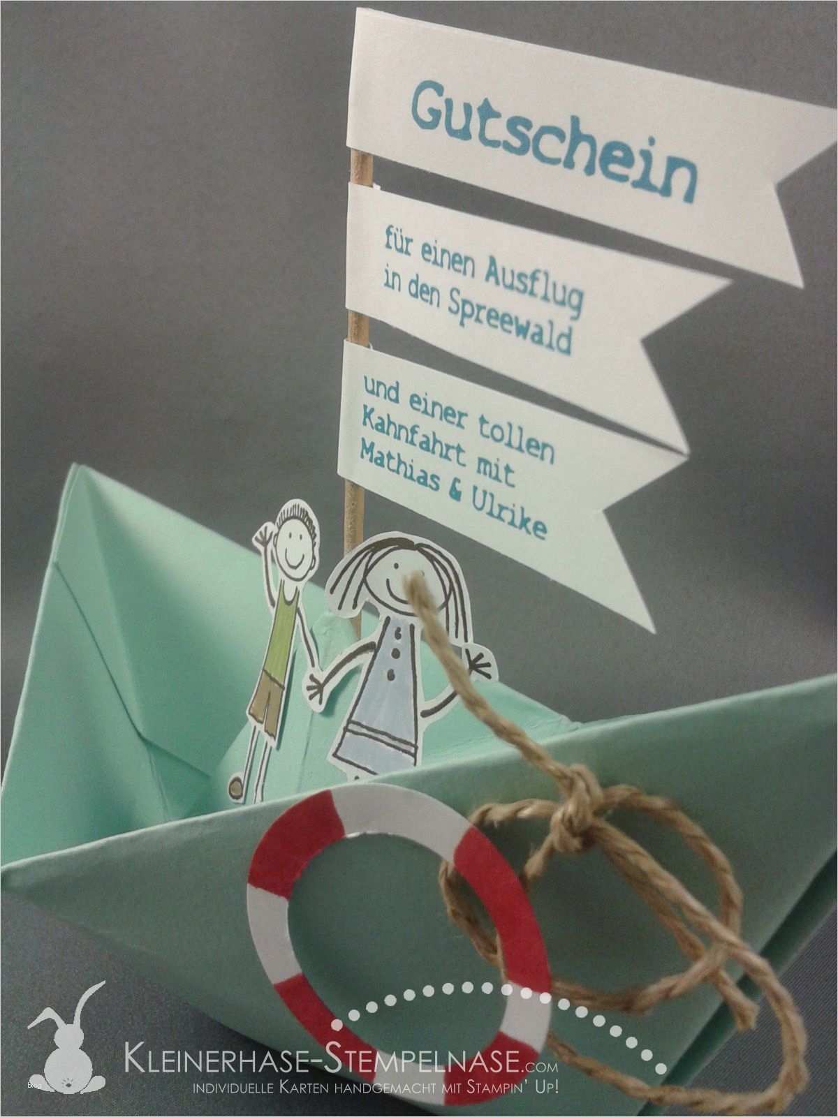 Gutschein Schifffahrt Vorlage Großartig Stampin Up Gutschein Bootsfahrt Spreewald 02