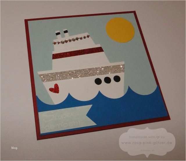 Gutschein Schifffahrt Vorlage Hübsch Pink Glitzer Punchart Kreuzfahrtschiff Mit