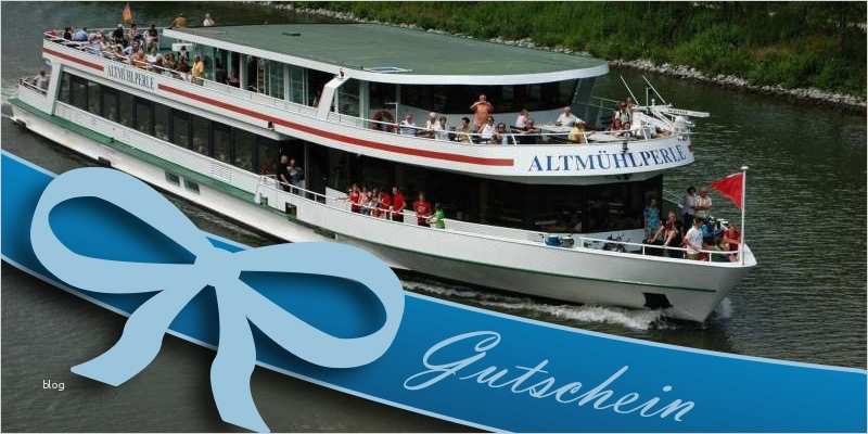 Gutschein Schifffahrt Vorlage Schön Altmühltal Personenschiffahrt Gmbh