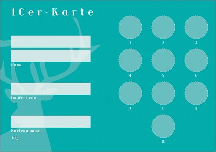 Gutschein Tanzschule Vorlage Bewundernswert 10ner Karte