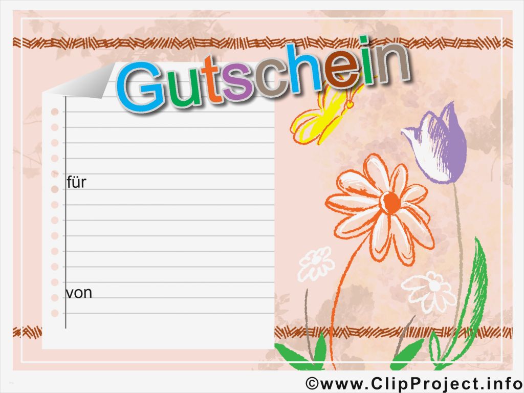 Gutschein Vorlage Drucken Hübsch Gutscheine Muster