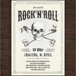 Gutschein Vorlage Konzert Schönste Drucke Selbst Einladung Rock N Roll