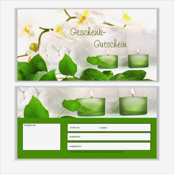 Gutscheinkarten Wellness 0014 Geschenkgutscheine