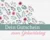 Gutschein Vorlagen Kostenlos Elegant Gutschein Vorlage Geburtstag Ausdrucken Kostenlos