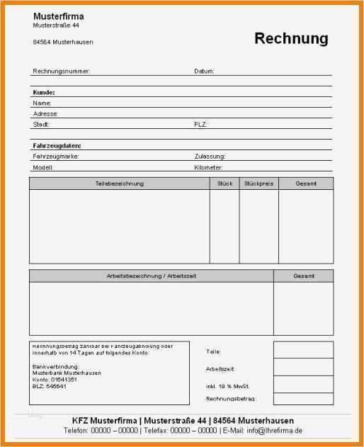 Gutschein Werkstatt Vorlage Wunderbar 8 Kundendatenblatt Vorlage